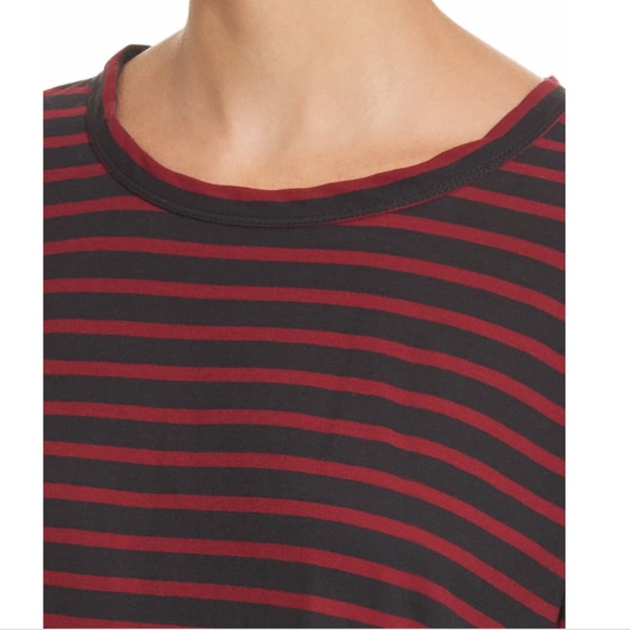 A.L.C. Teagan Crop Striped Tee - Picture 4 of 4